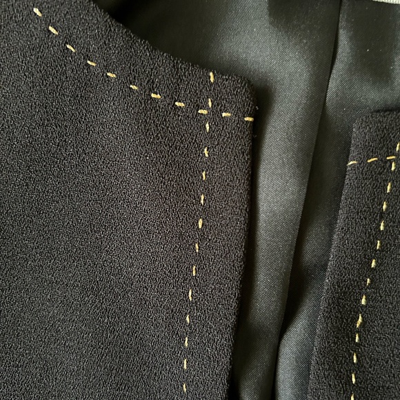 Black open front blazer - Picture 5 of 6